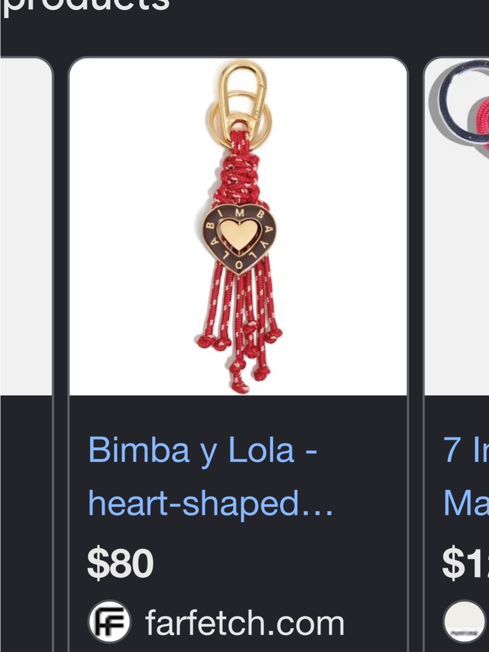 BIMBA Y LOLA KEYCHAIN